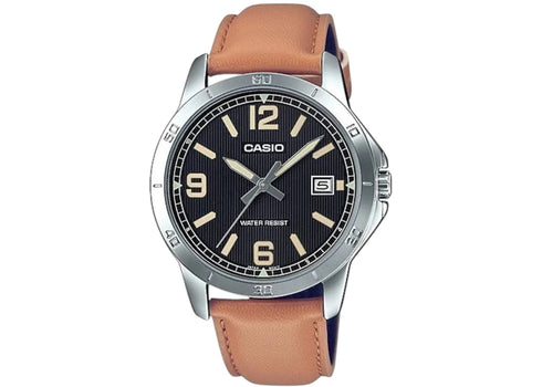 Casio Analog MTP-V004L-1B2 (Orange Black)