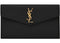 Saint Laurent Uptown Pouch Grain de Poudre Embossed Black