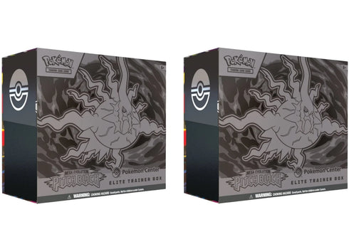 2026 Pokémon Mega Evolution Pitch Black Pokemon Center Elite Trainer Box 2x Lot