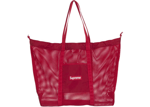 Supreme Mesh Tote Bag Red