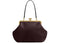 Coach Large Kisslock Frame Bag Brass/Black Currant