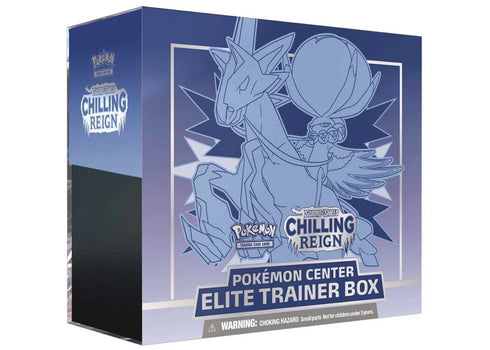 Pokémon TCG Sword & Shield Chilling Reign (Pokémon Center Exclusive) Elite Trainer Box (Ice Rider Calyrex)