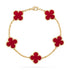 Clover Motif Alhambra Bracelet - 18k Gold