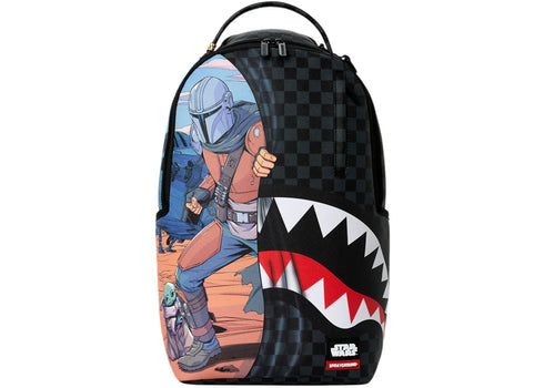 Sprayground Star Wars Mando Grogu Get To the Ship Backpack Multicolor