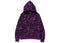 BAPE Color Camo Thermal Full Zip Hoodie Purple