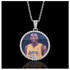 VVS Moissanite Diamond Photo Memory Pendant Necklace