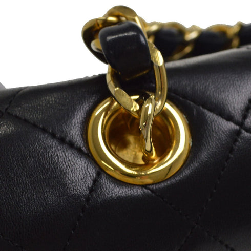 Vintage Classic Double Flap Bag Quilted Lambskin Medium