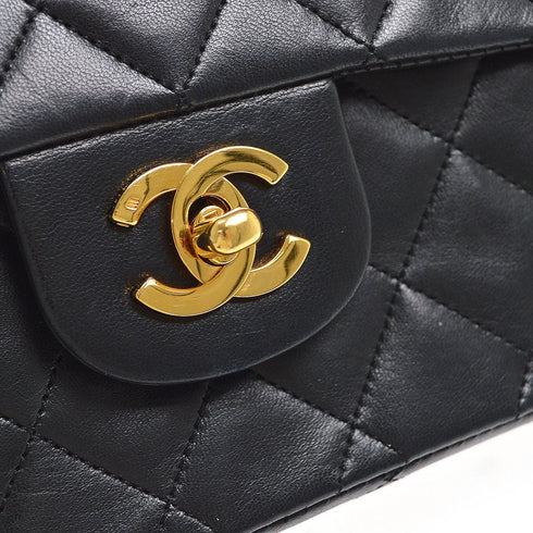 Vintage Classic Double Flap Bag Quilted Lambskin Medium