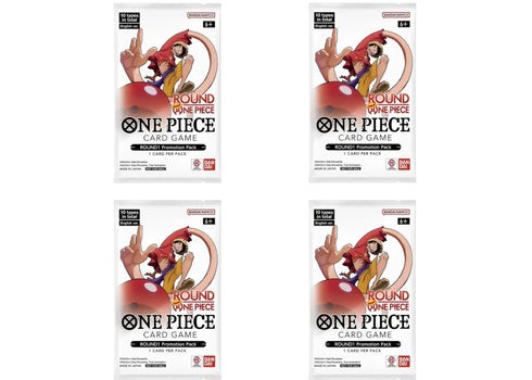 2026 One Piece x Round 1 Promotional Pack 4x Lot