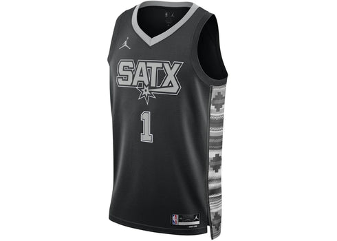 Jordan Victor Wembanyama Spurs 22/23 Dri-Fit Jersey Black