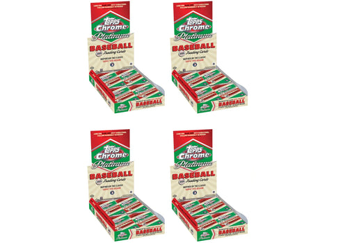 2025 Topps Chrome Platinum Baseball Hobby Box 4x Lot