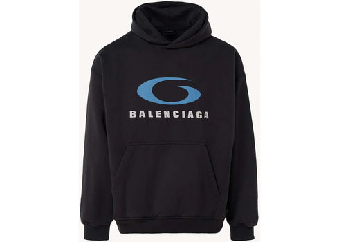 Balenciaga Loop Sports Icon Hoodie Black
