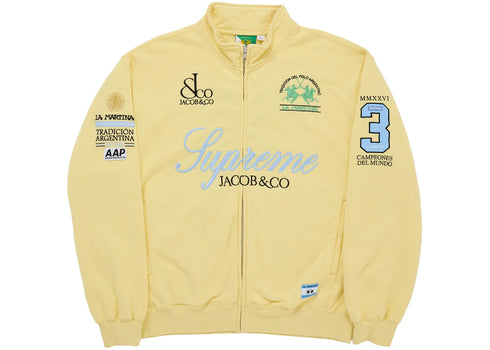 Supreme La Martina Zip Up Sweatshirt Yellow