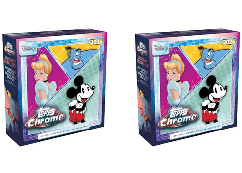 2026 Topps Chrome Disney Mega Box 2x Lot