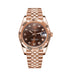 Seiko Mod Datejust - Rose Gold Brown