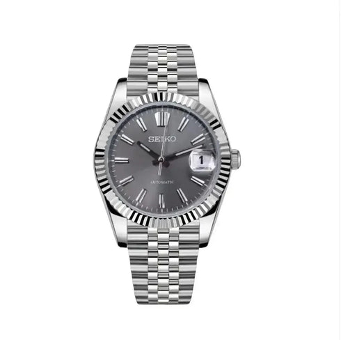 Seiko Mod Datejust Sunburst | Grey