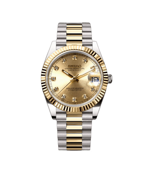 Seikojust Two-Tone Gem Gold