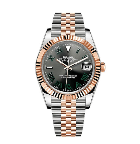 Seiko Mod Datejust Wimbledon TwoTone