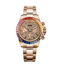 Seiko Mod Daytona Rose Gold Rainbow Ice