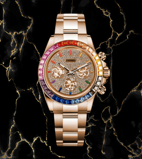 Seikotona Rose Gold Rainbow Ice