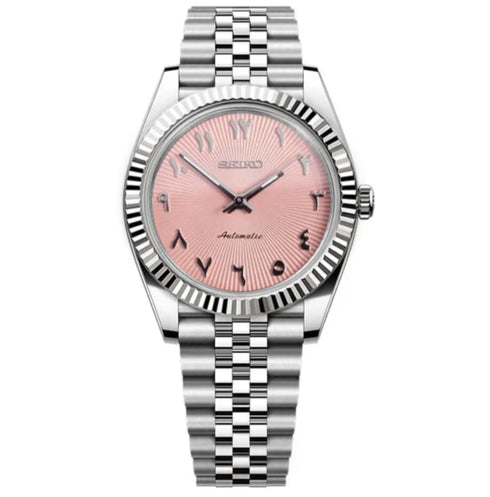 Seikojust Mod Watch– Pink Arabic