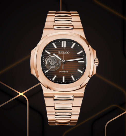 Rose Gold Open Heart Nauteiko