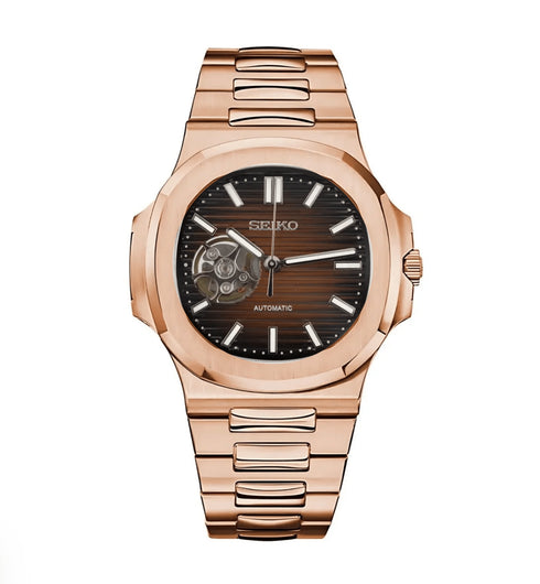 Rose Gold Open Heart Nauteiko