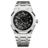 Seiko Mod Royal Oak Skeleton Black