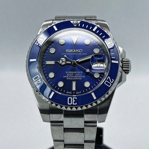 Royal Seikomatic Mod Blue Sub