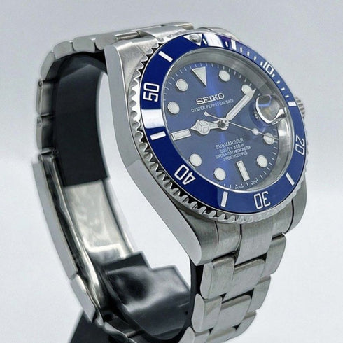 Seiko Mod Royal Blue Sub NH35 Automatic