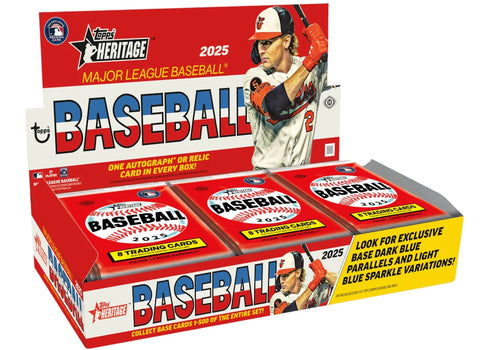 2025 Topps Heritage Baseball Hobby Box
