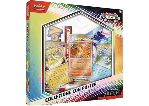 Pokémon Scarlet & Violet Prismatic Evolutions Expansion Poster Collection (Italian)