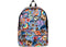 BAPE Baby Milo Sticker Print Medium Backpack Acid Blue