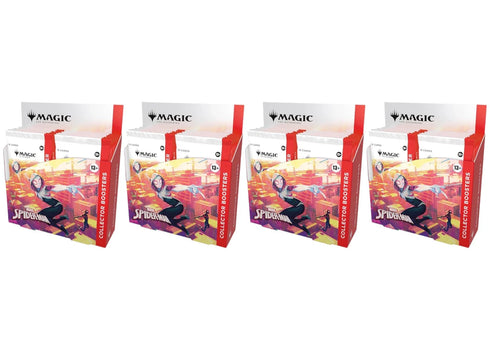 2025 Magic: The Gathering Marvel's Spider-Man Collector Booster Box 4x Lot