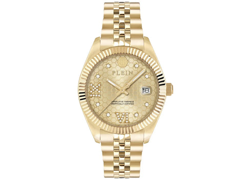 Philipp Plein Date Superlative Crystal PWYFA0425 (Gold Guilloche)