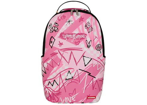 Sprayground Smoke Check DLXSV Backpack Pink