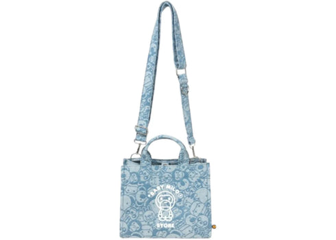 BAPE Baby Milo & Friends Small Tote Bag Sky Blue