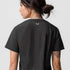 ASRV x Tonal Women's AeroSilver® Cropped Training Tee - Black