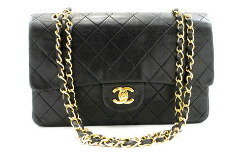 Vintage Classic Double Flap Bag Quilted Lambskin Medium