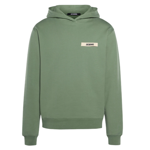 Le Hoodie Gros Grain Jacquemus Khaki