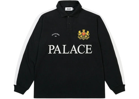 Palace Established Longsleeve Polo Black