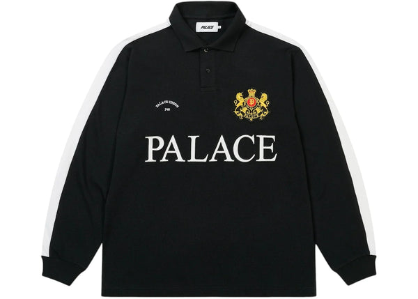 Palace Established Longsleeve Polo Black
