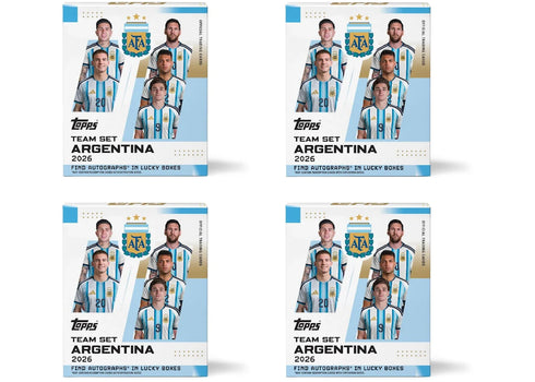 2026 Topps Team Set Argentina 2026 Box 4x Lot