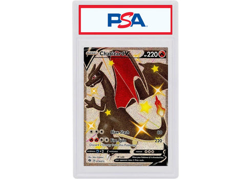 Charizard V SCR 2020 Pokemon Sword & Shield Champion's Path #79 (PSA Graded)