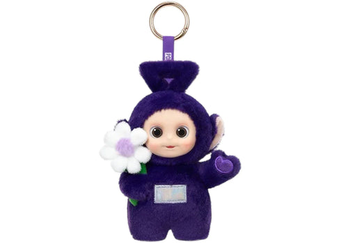 Pop Mart Teletubbies "Say Hello" Series Tinky Winky's Chill Flower Plush Figure