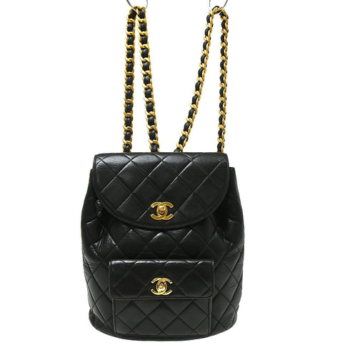 Vintage CC Pocket Backpack Quilted Lambskin Small