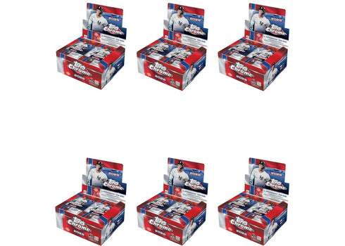 2026 Topps Chrome Baseball Jumbo Box 6x Lot