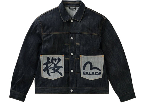 Palace x Evisu Type 2 Denim Jacket Indigo