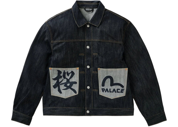 Palace x Evisu Type 2 Denim Jacket Indigo