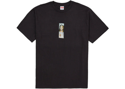Supreme Prayer Card Box Logo Tee Black